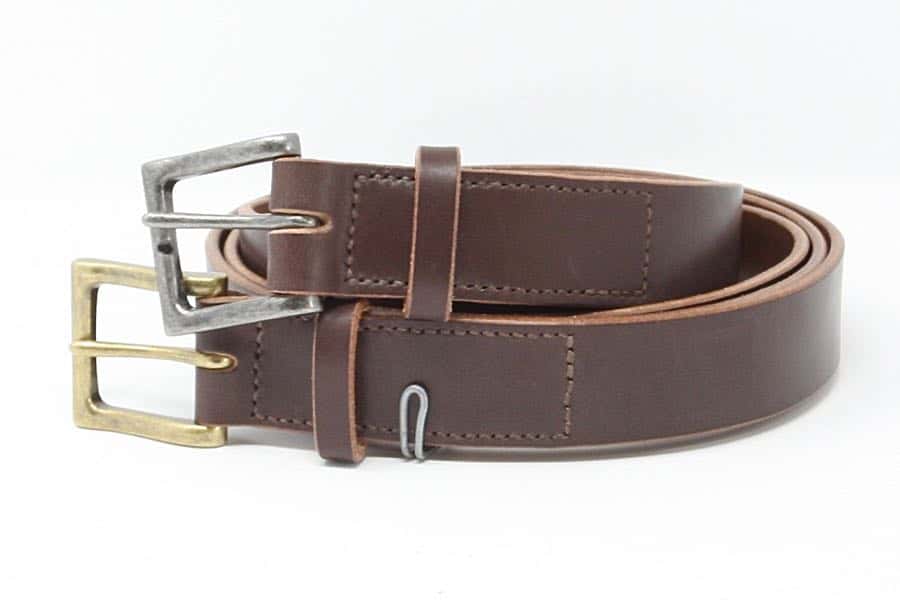 Bridle butt leather belts