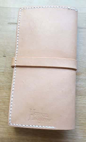 Back of leather phone case