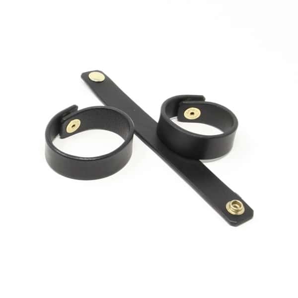 Plain lack leather wristband